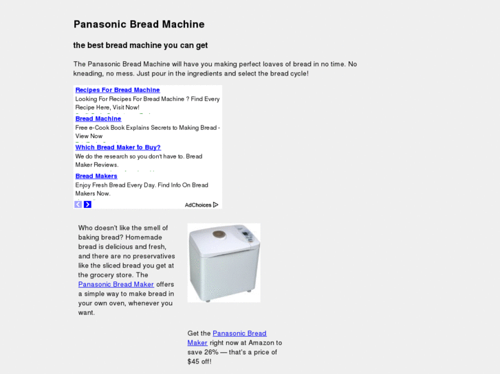 www.panasonicbreadmachine.com