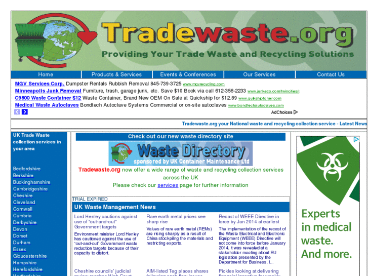 www.tradewaste.org