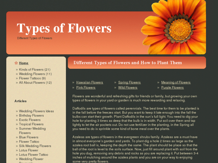 www.types-of-flowers.net