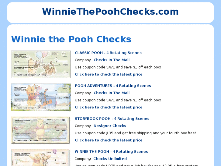 www.winniethepoohchecks.com