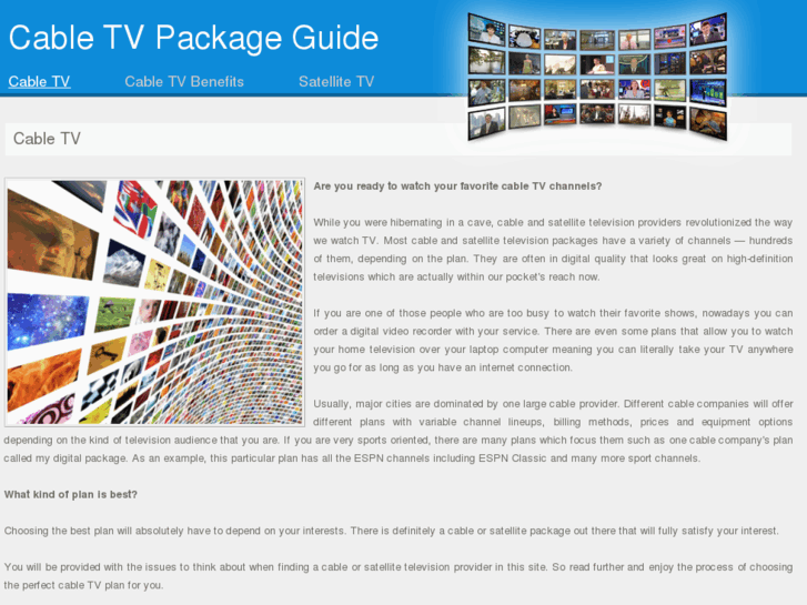 www.cabletvpackageguide.com
