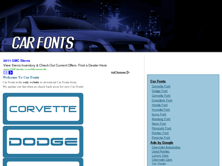 www.carfonts.com