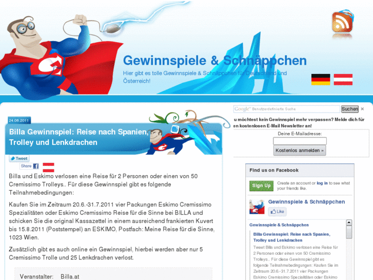www.gewinnspiele-schnaeppchen.com