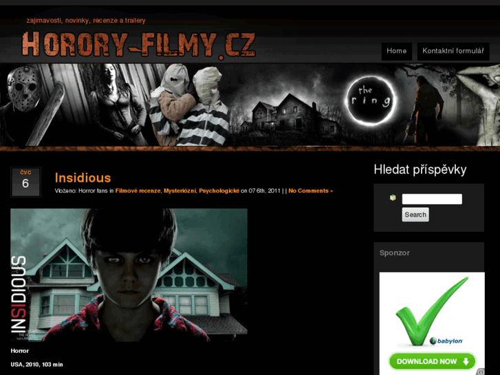 www.horory-filmy.cz