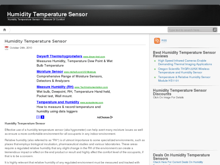 www.humiditytemperaturesensor.com