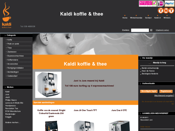 www.kaldiwebshop.nl