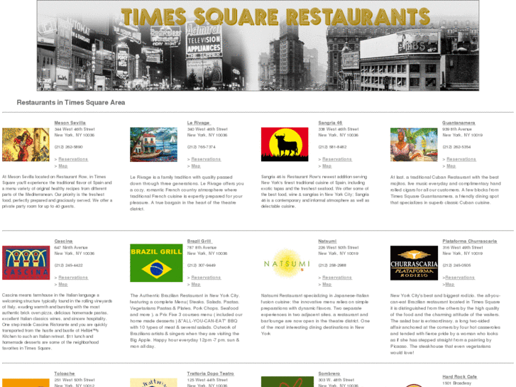 www.nyctimesquarerestaurants.com