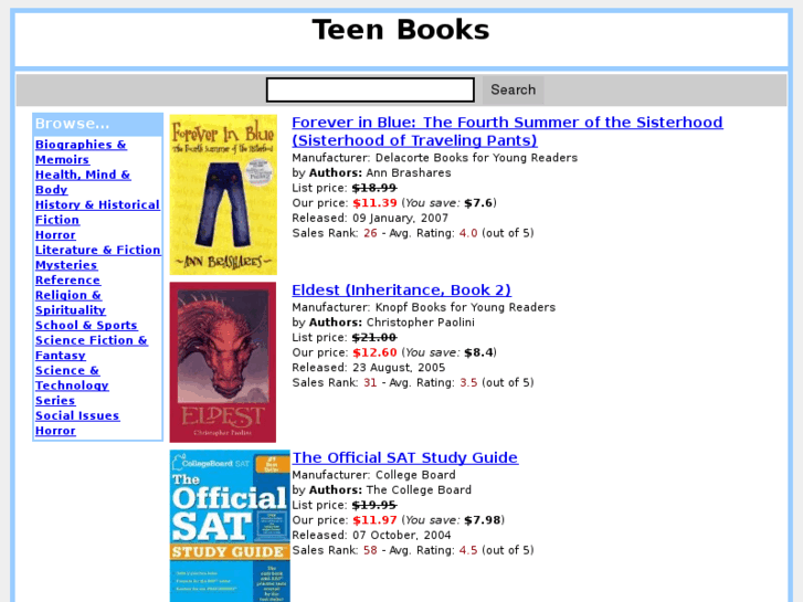 www.teen-books.com