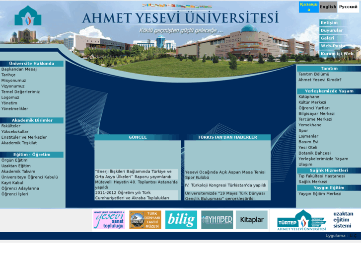 www.yesevi.edu.tr