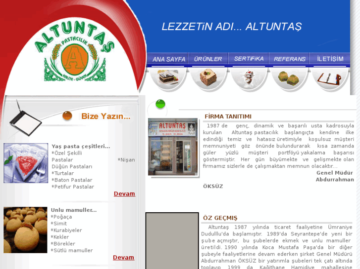 www.altuntaspastacilik.com