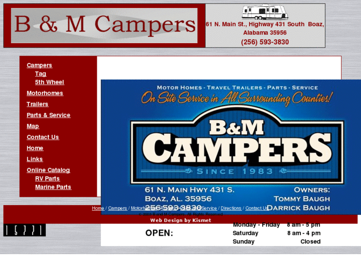 www.bandmcampers.com