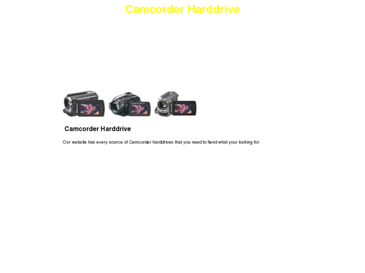 www.camcorderharddrive.org