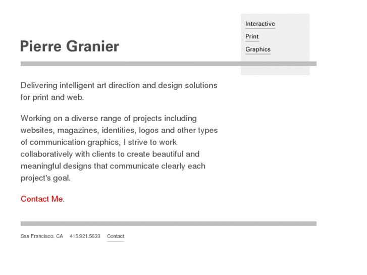 www.pierregranier.com