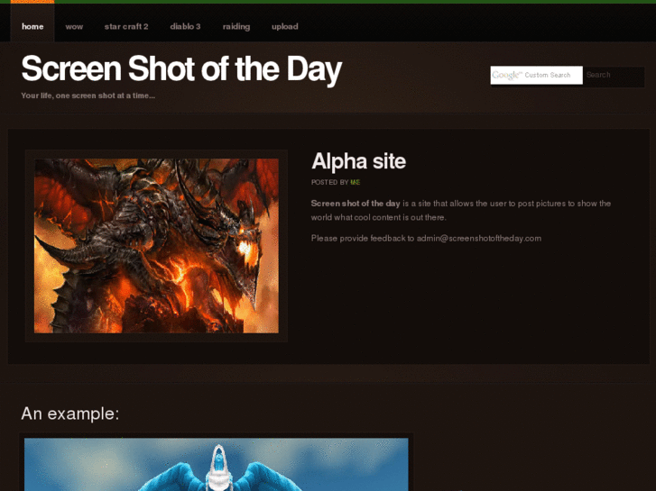 www.screenshotoftheday.com