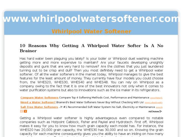 www.whirlpoolwatersoftener.com