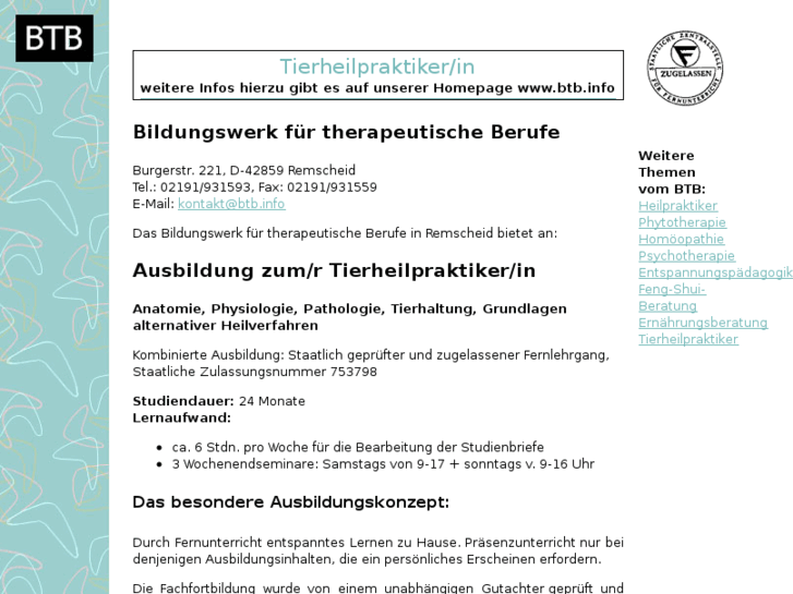 www.btb-tierheilpraktiker.de