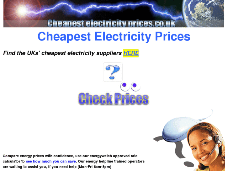 www.cheapestelectricityprices.co.uk