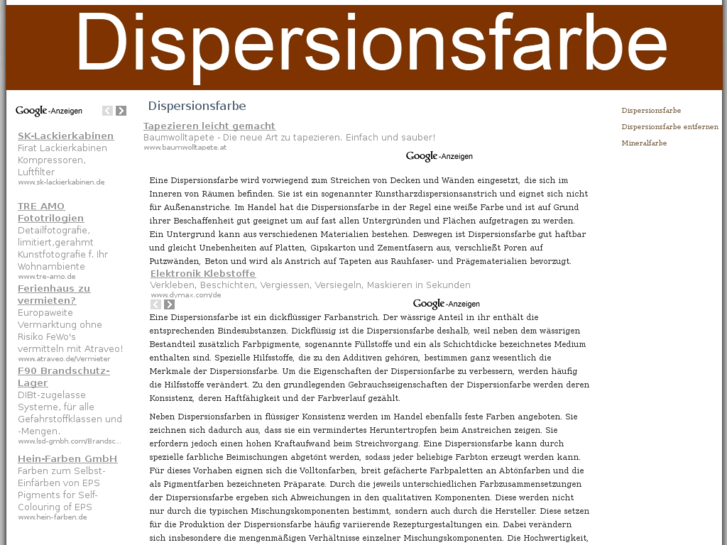 www.dispersionsfarbe.org