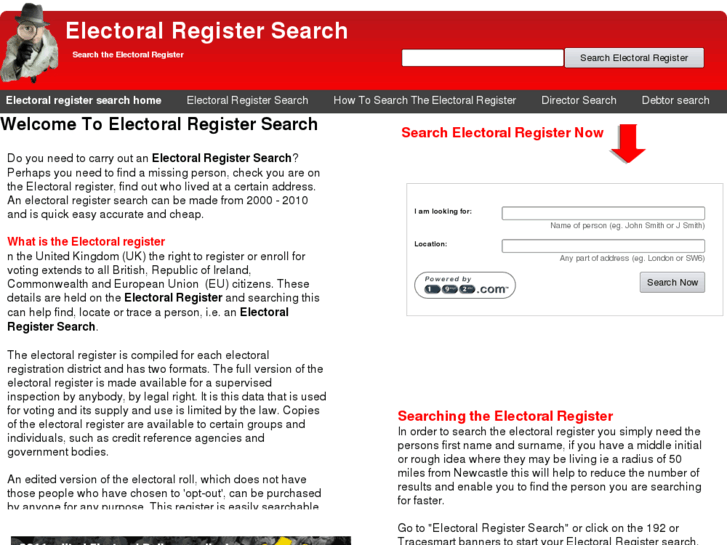 www.electoralregistersearch.com
