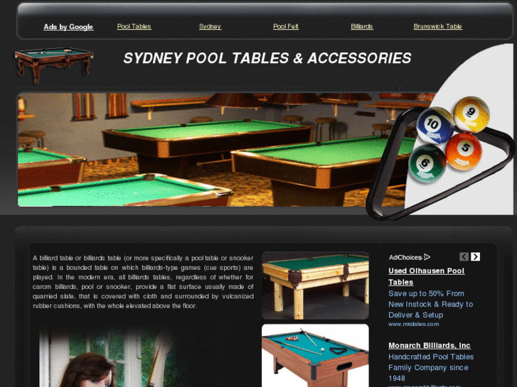 www.pooltablessydney.com