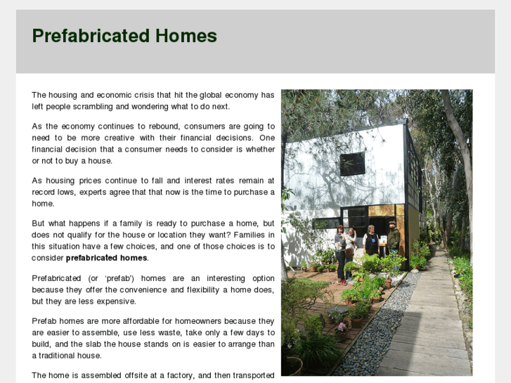 www.prefabricatedhomes.net