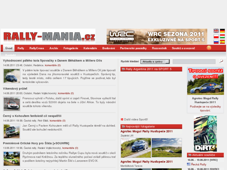 www.rally-mania.cz