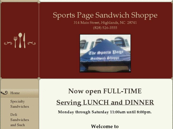 www.sportspagesandwichshoppe.com