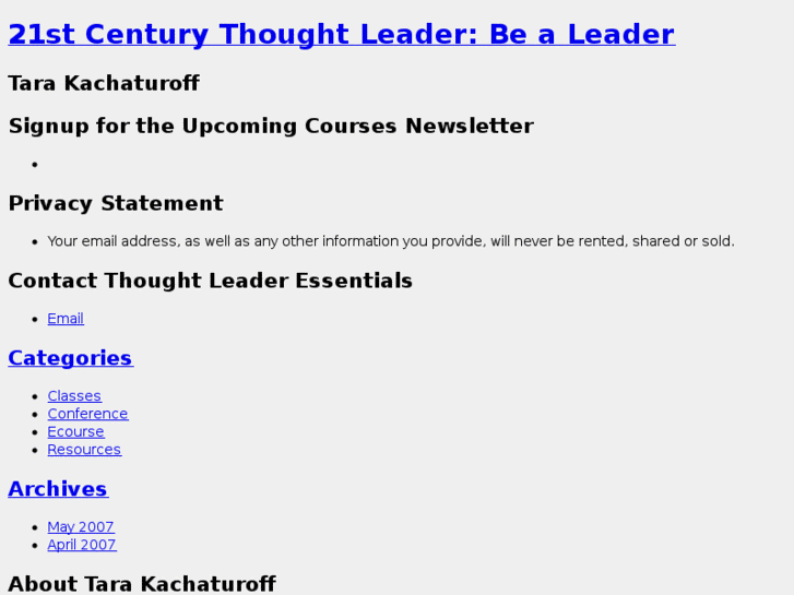 www.thoughtleaderessentials.com