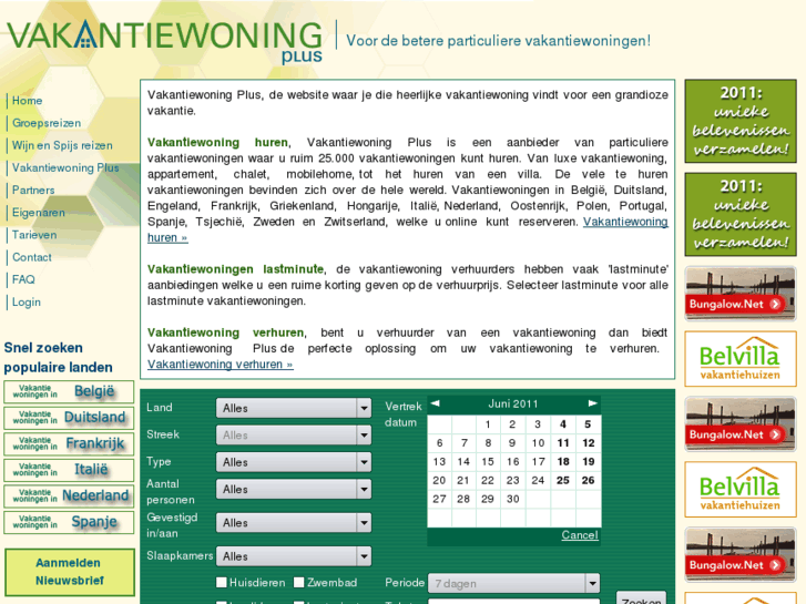 www.vakantiewoning-plus.nl