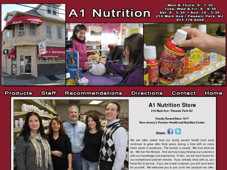 www.a-1nutritionstore.com