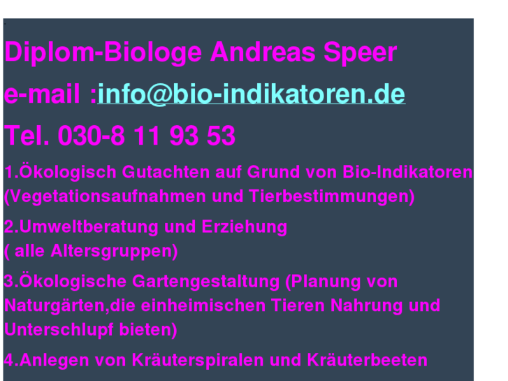 www.bio-indikatoren.de