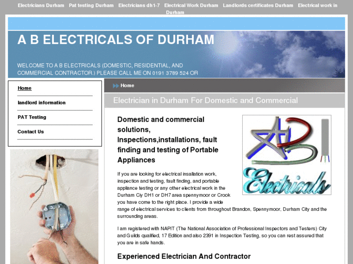 www.electriciansdurham.net