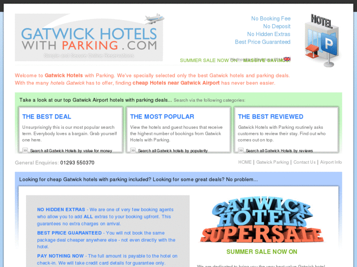 www.gatwickhotelswithparking.com