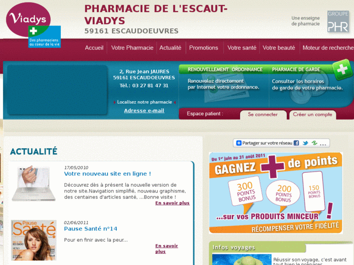 www.pharmacie-escaudoeuvres.com