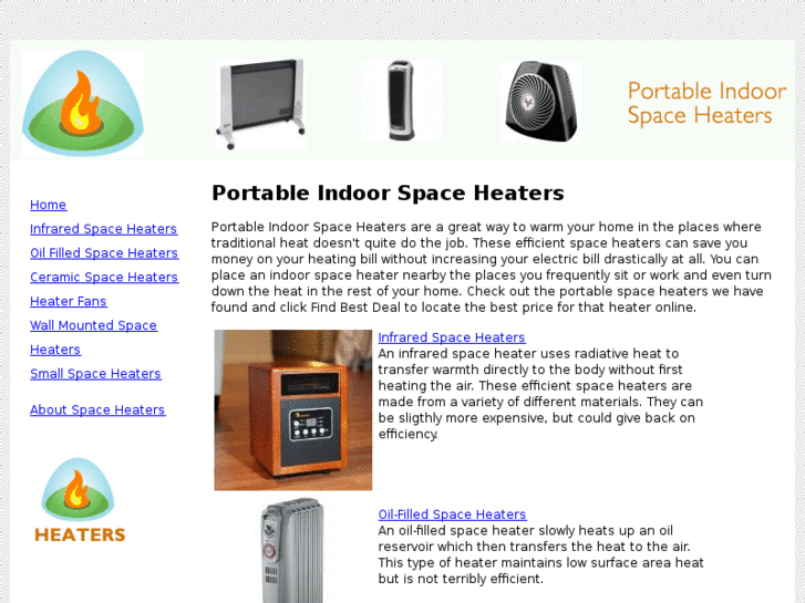 www.portableindoorspaceheaters.com