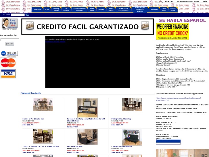 www.sucasalindafurniture.com