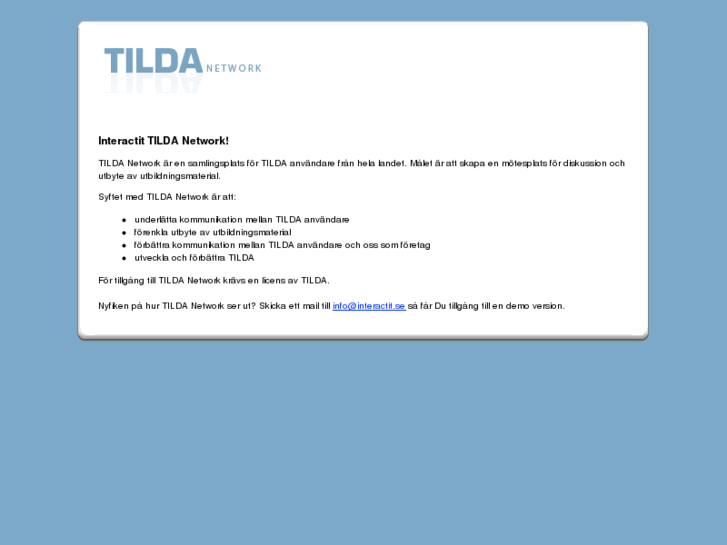 www.tildanetwork.com