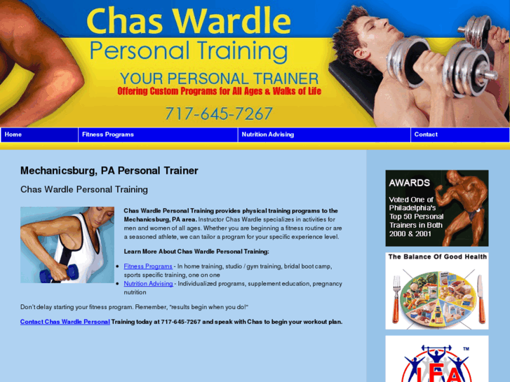 www.chaswardlepersonaltraining.com