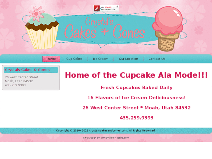 www.crystalscakesandcones.com