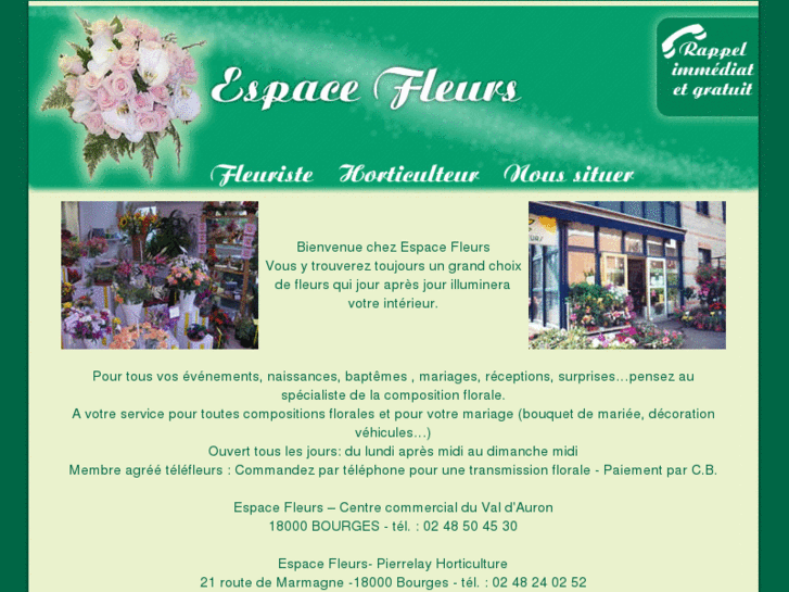 www.espace-fleurs-18.com