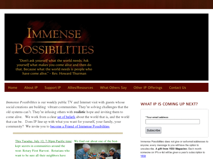 www.immensepossibilities.com