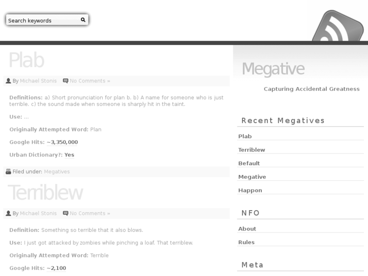 www.megative.net