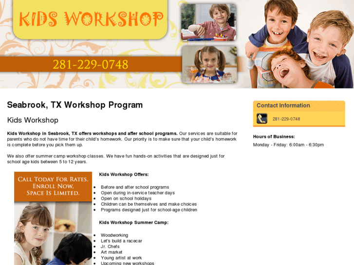 www.kidsworkshops.net