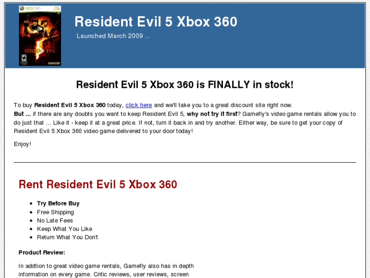 www.resident-evil-5-xbox360.com