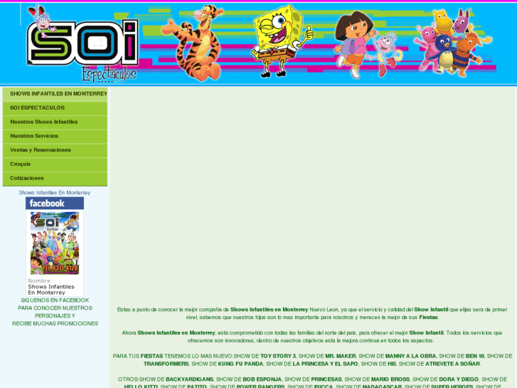 www.showsinfantilesenmonterrey.com