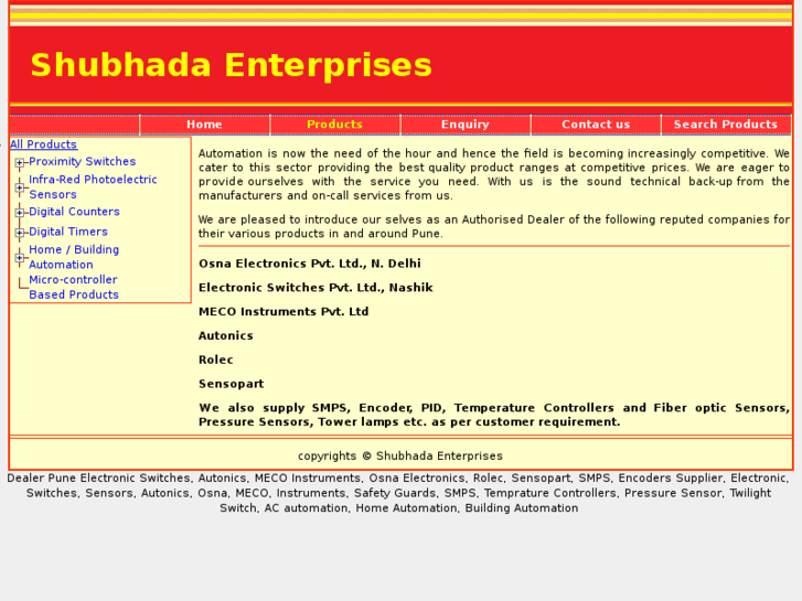 www.shubhadaenterprises.com