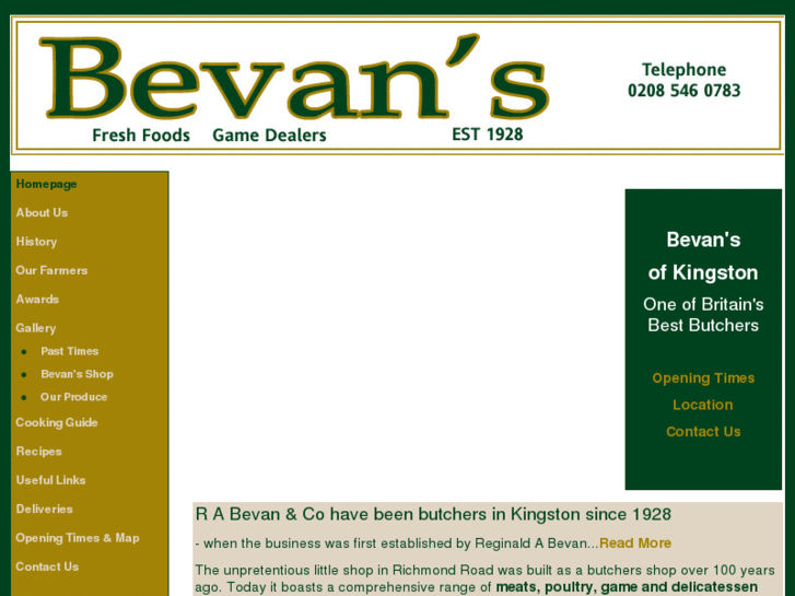 www.bevansbutchers.com