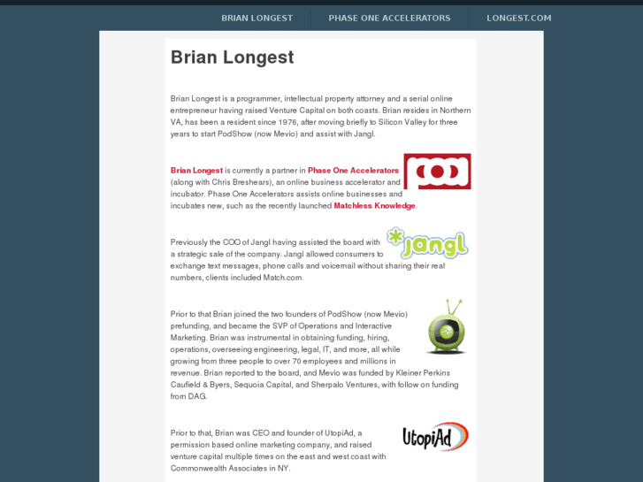 www.brianlongest.com