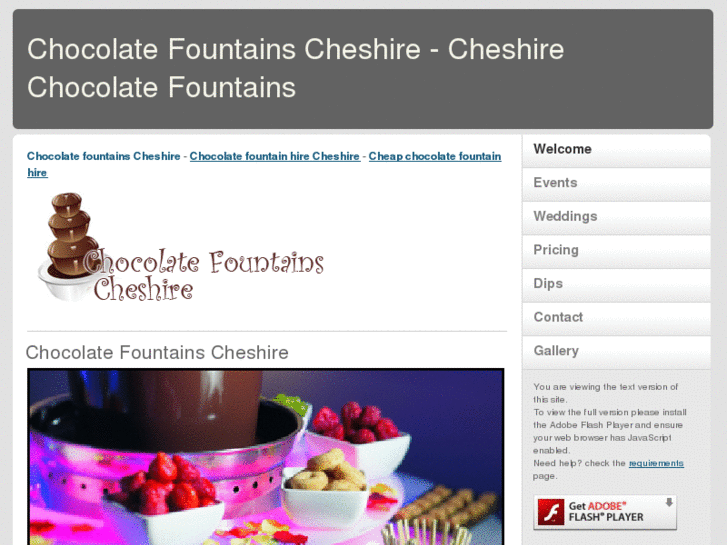 www.chocolatefountainscheshire.com