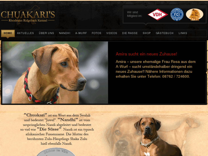 www.chuakari-ridgebacks.de